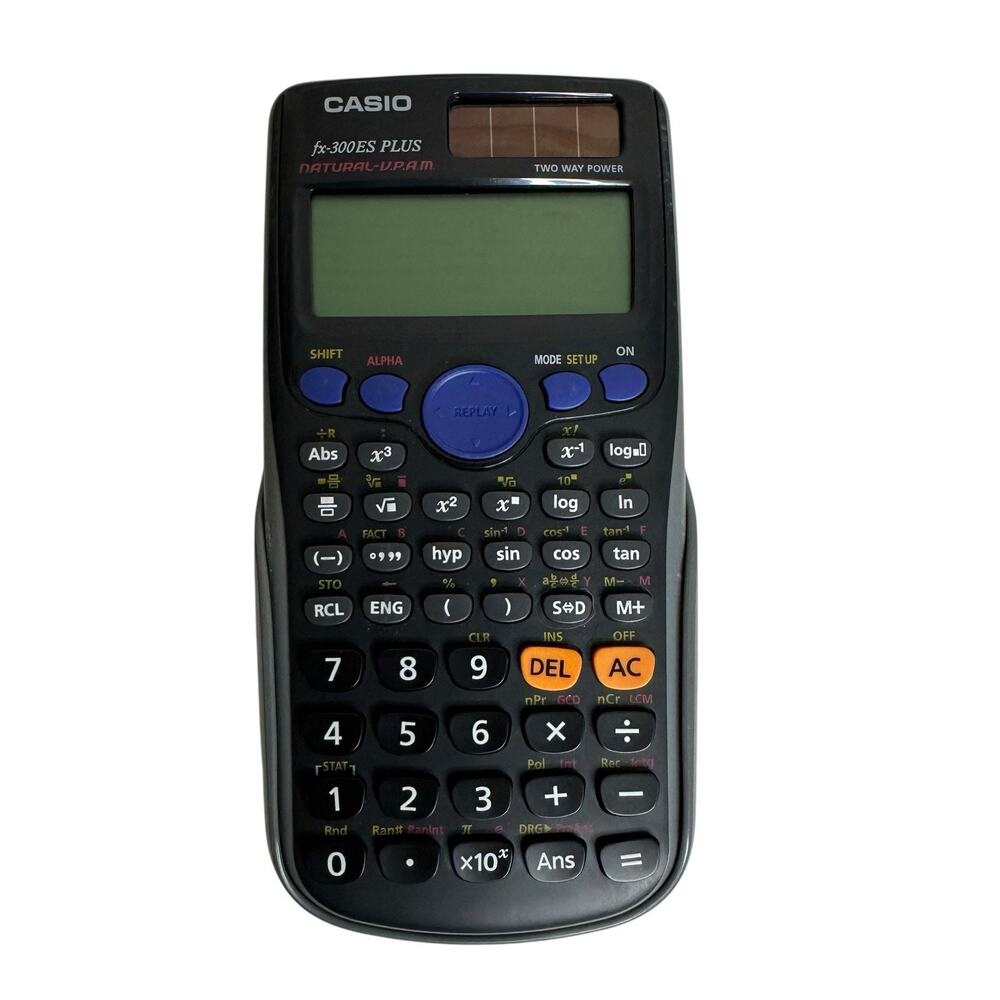 Casio fx-300ES PLUS Scientific Calculator Solar Cell Battery School Math